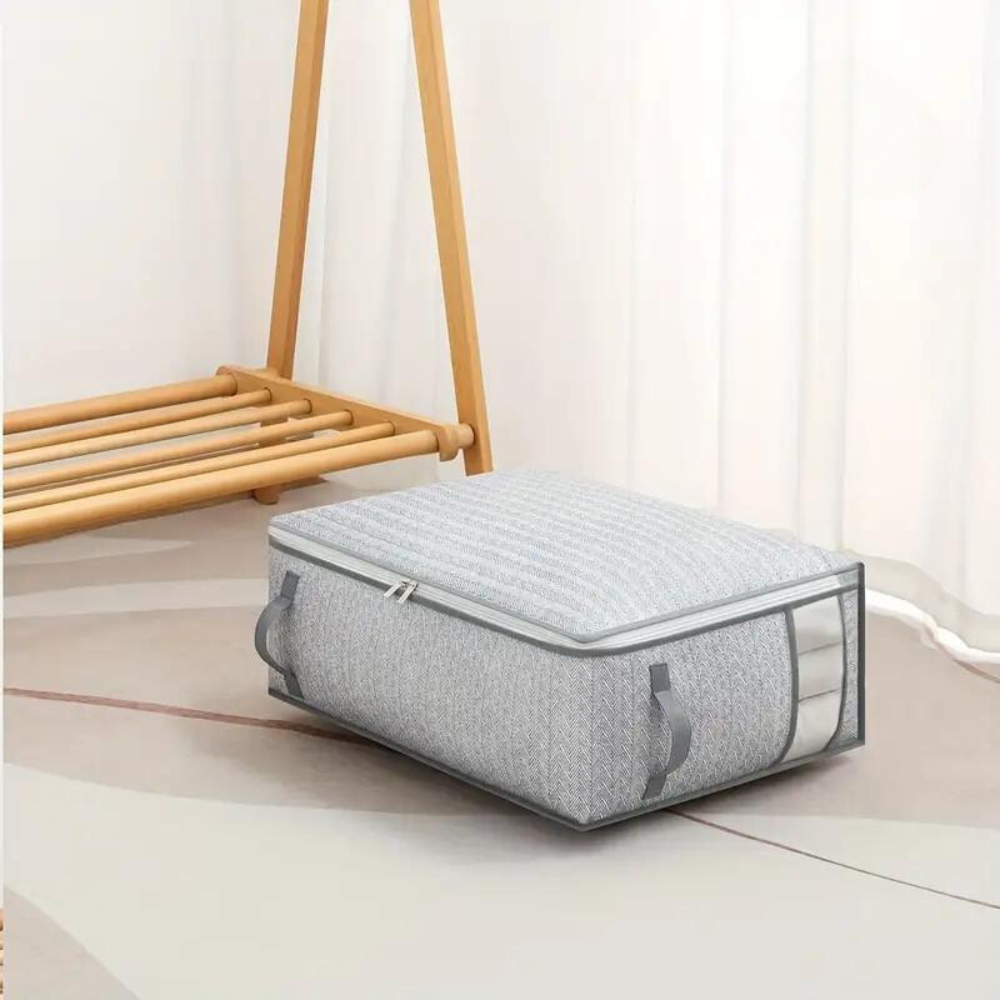 LunaFold Luxe Storage Bag – Stylish Solution for Blankets & Seasonal Clothing