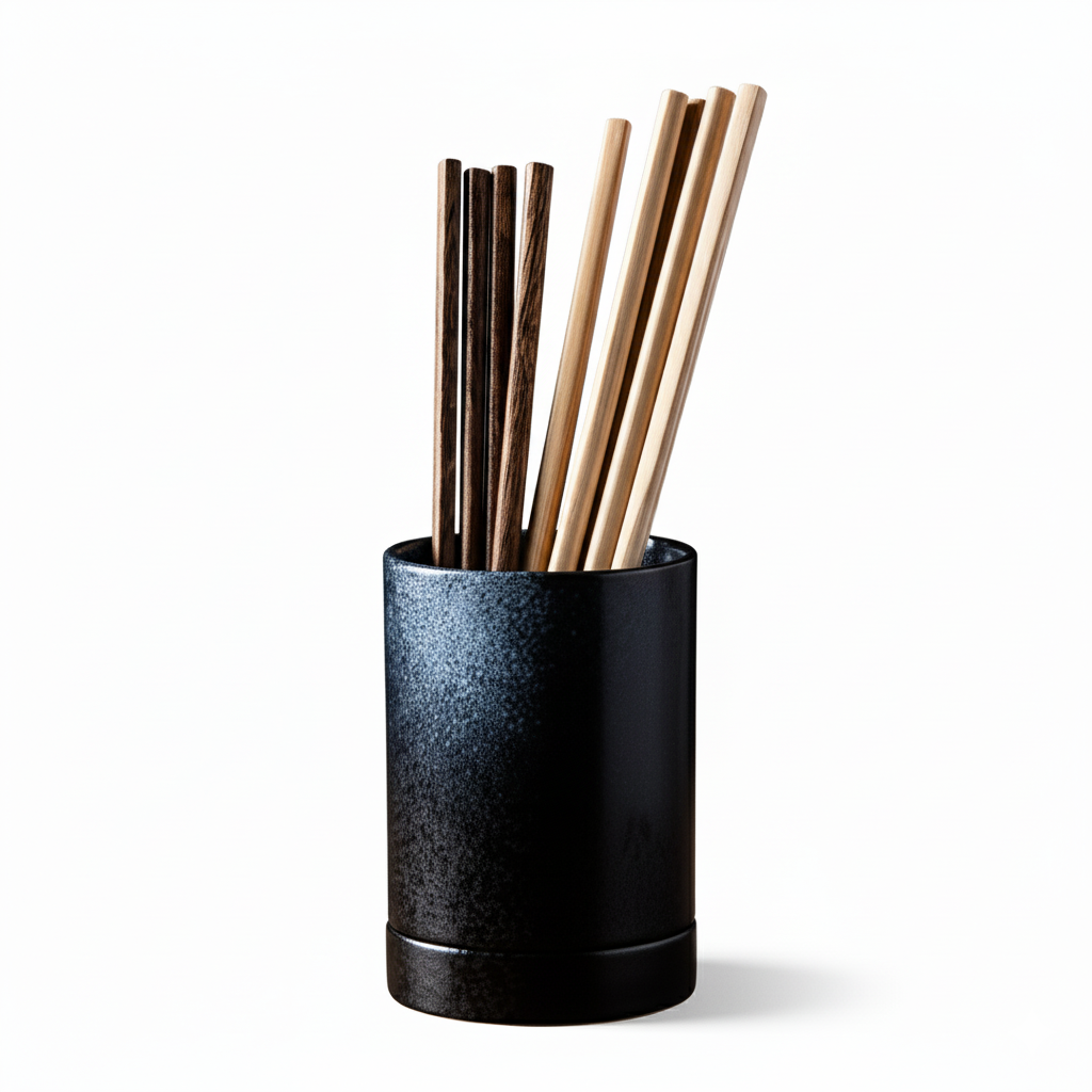 ZenCraft Elegant Ceramic Cutlery Holder – For a Stylish and Tidy Kitchen