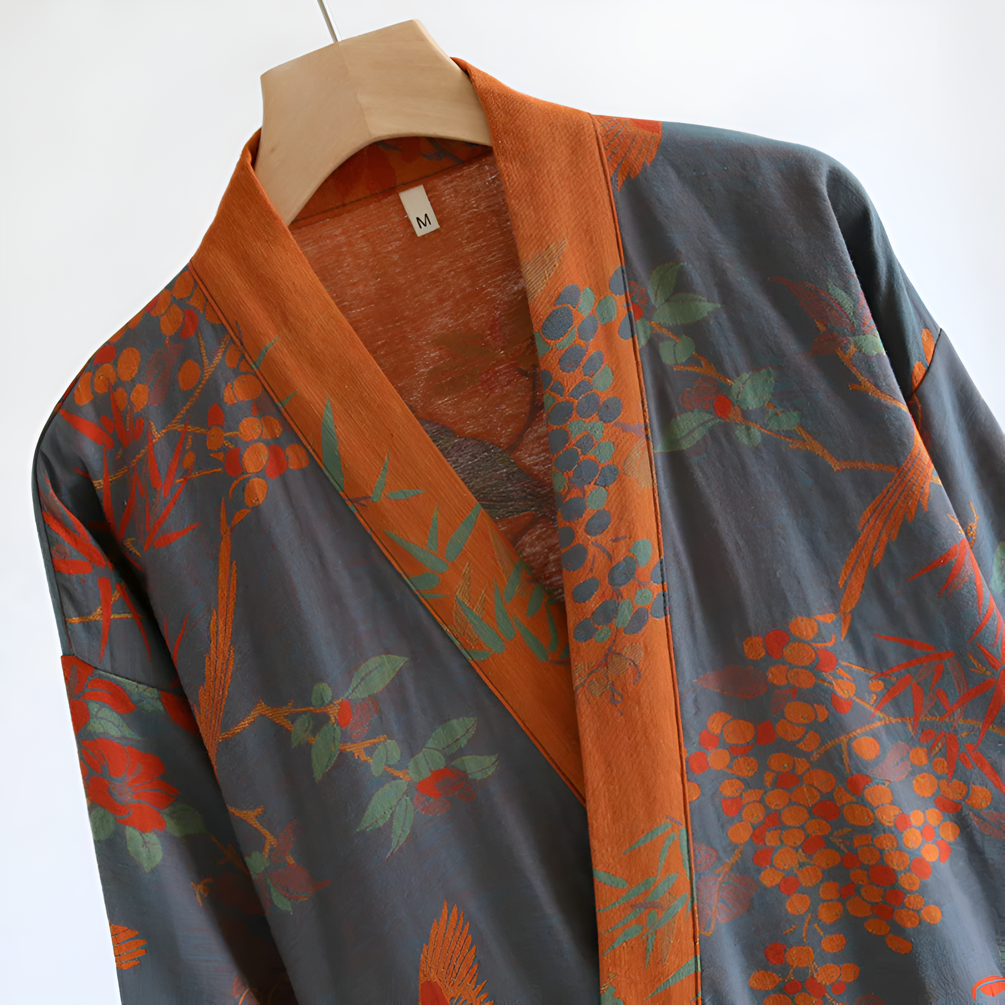 VintageLoom – Breathable Cotton Waffle Bathrobe with Timeless Retro Charm