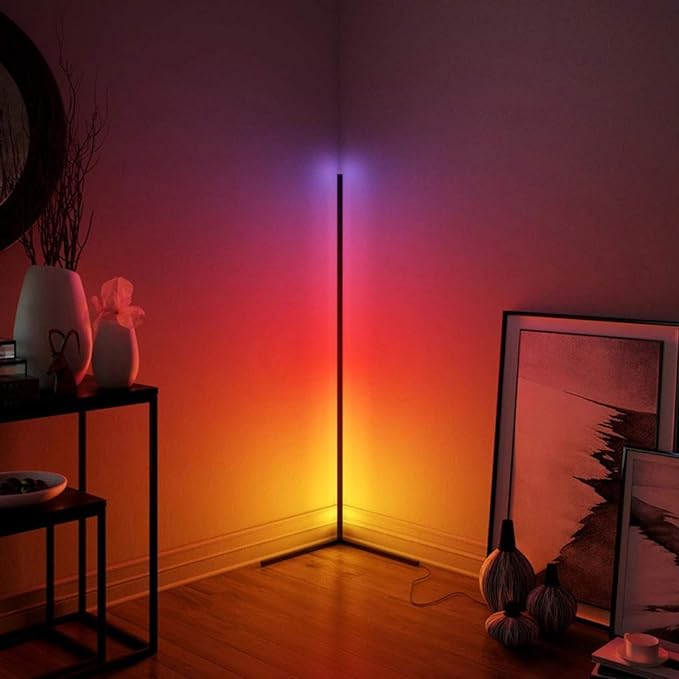 NeoGlow – Futuristic RGB LED Floor Lamp with 16 Million Colors, App and Remote Control