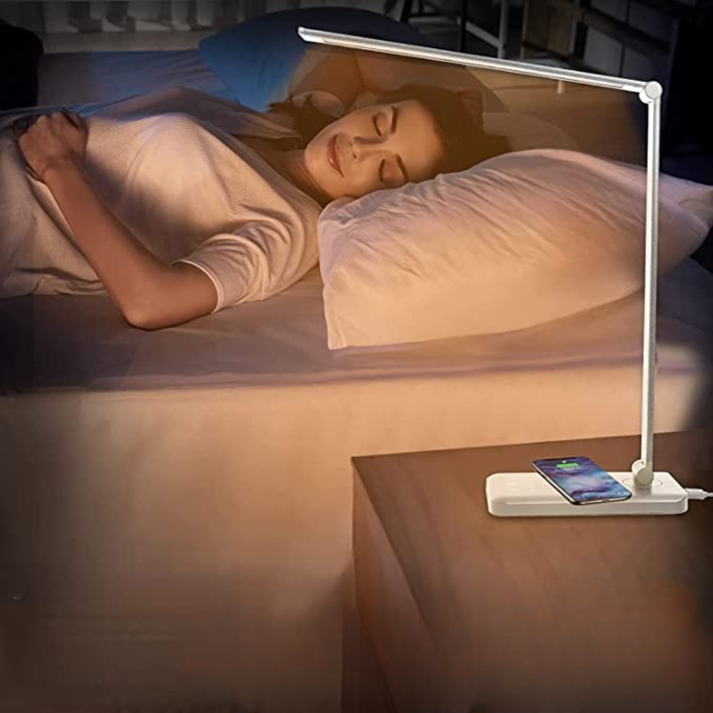 LumioFlex – Modern Dimmable LED Table Lamp with USB and Flexible Settings