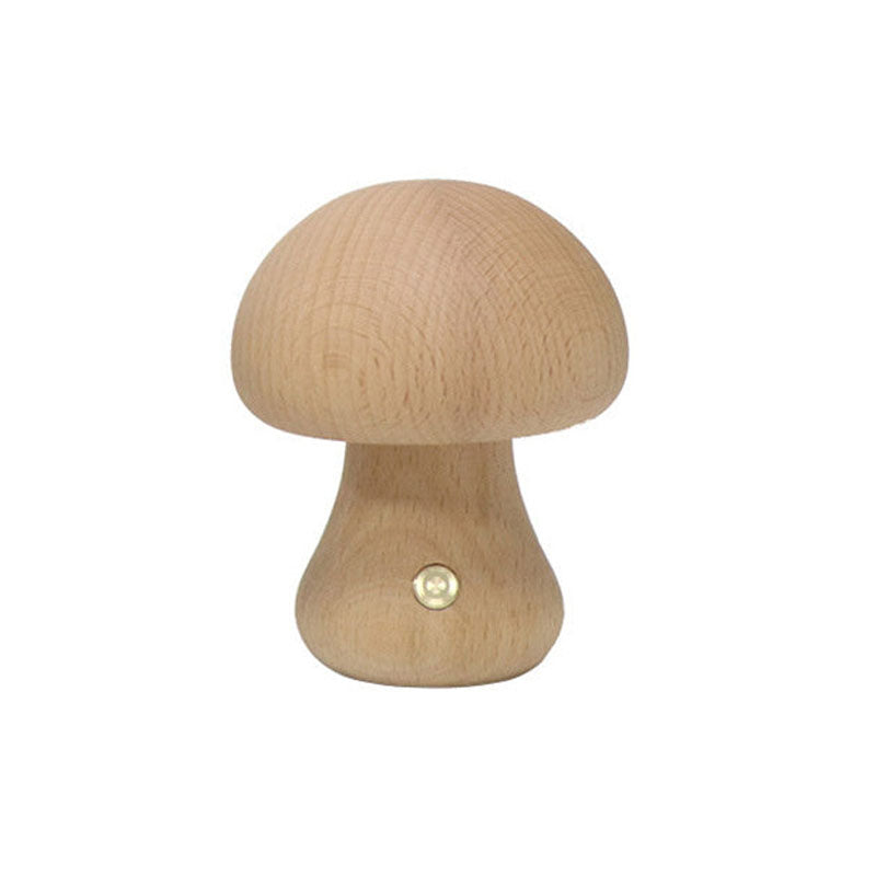 MushRoomGlow – Vintage Table Lamp with Wooden Design for a Cozy Atmosphere
