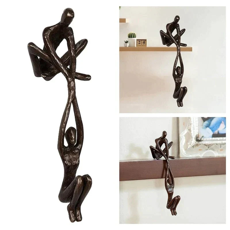 BalanceArt – Elegant Sculptuur Beeldje voor Harmonie en Liefde