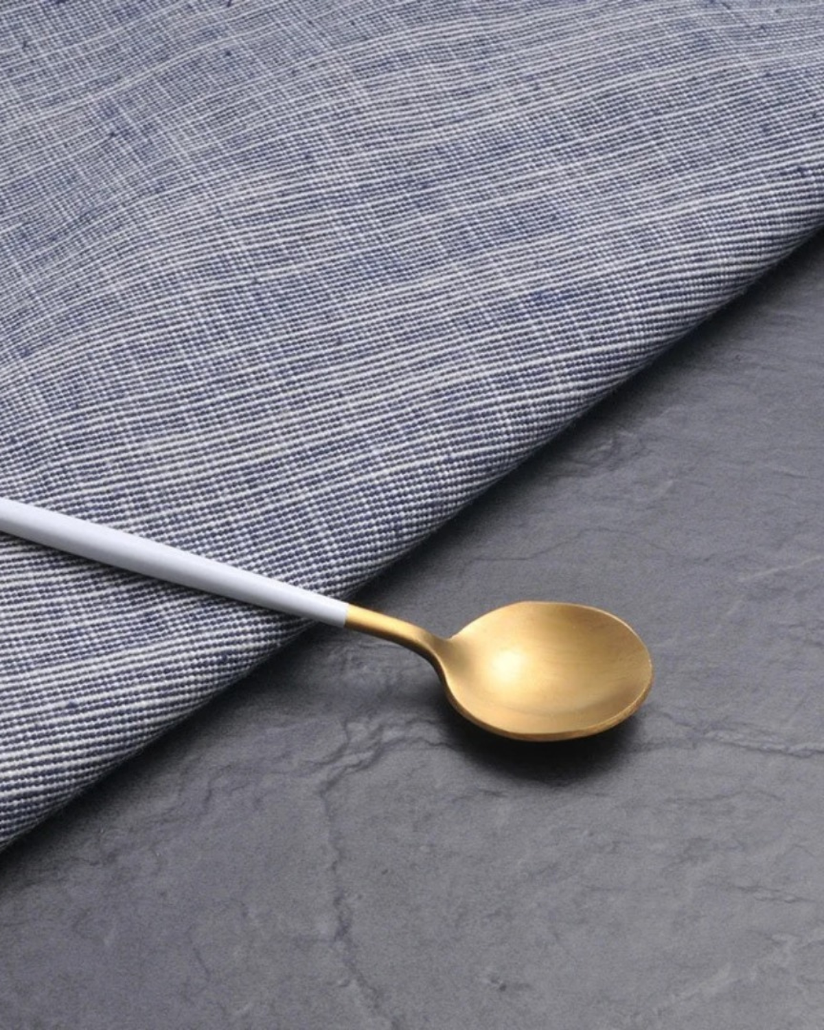 La Lumine – Luxury Cutlery Set with Gold Accents & Matte Black Handles