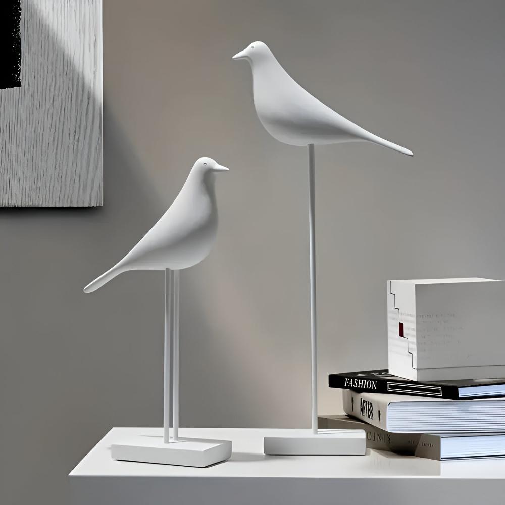 Aviéra Elegant Bird Figurines – Stylish Minimalist Decor for a Calm Interior