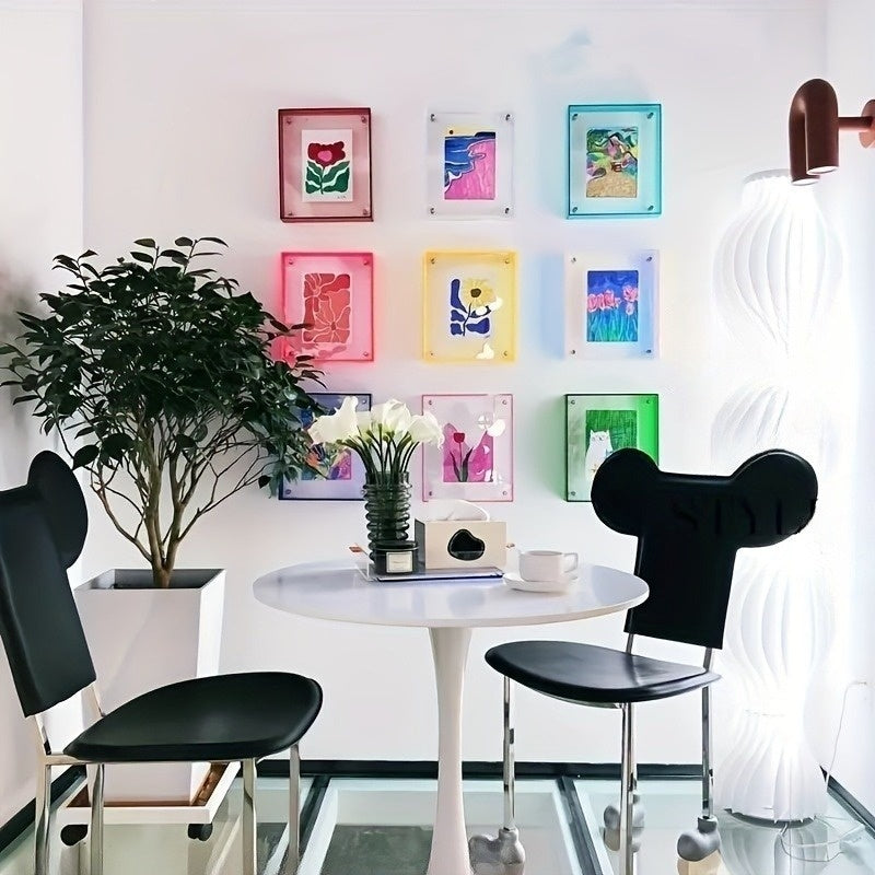 LumiFrame Elegant Acrylic Photo Frame – For a Colorful and Stylish Interior