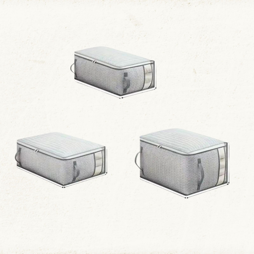 LunaFold Luxe Storage Bag – Stylish Solution for Blankets & Seasonal Clothing