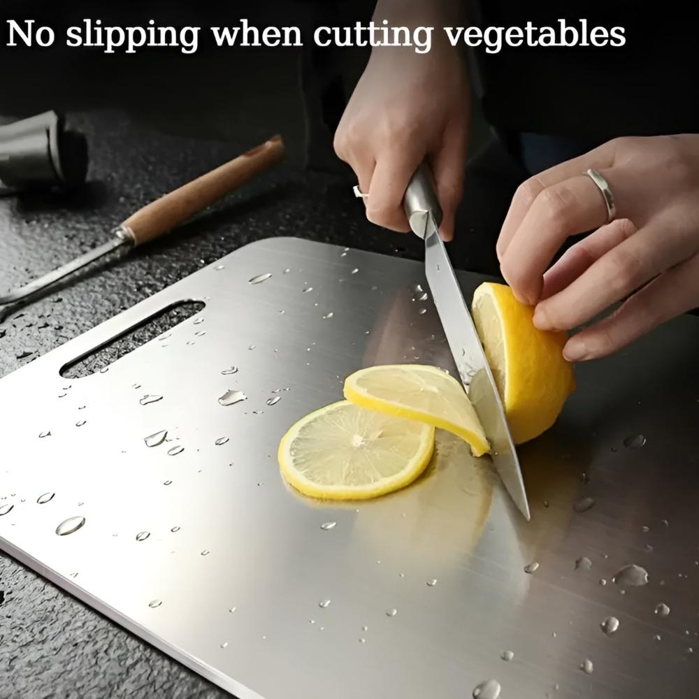 SteelEdge – Hygienic Stainless Steel Cutting Board for Sustainable Kitchen Work