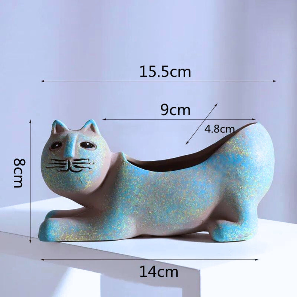 FelisBloom Charming Plant Pot – Playful Cat Style for a Cozy and Green Living Space