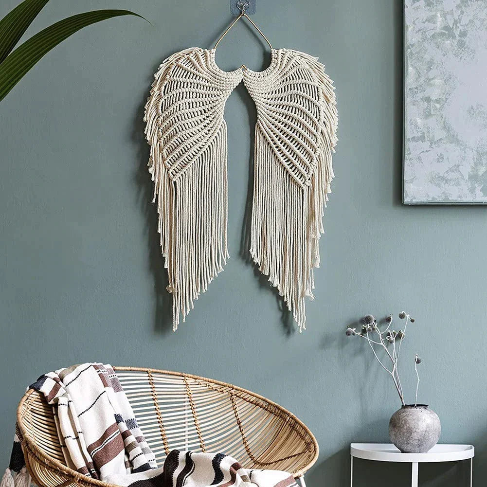 Seraphina – Bohemian Wandkleed met Elegante Vleugeldesign