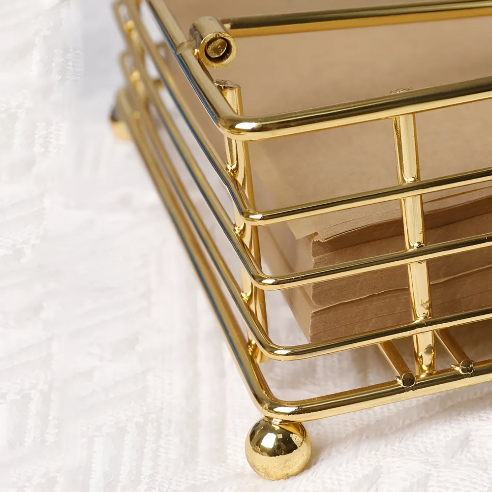 FerroLuxe Plate Holder – Stylish Iron Accent for a Modern Table Interior