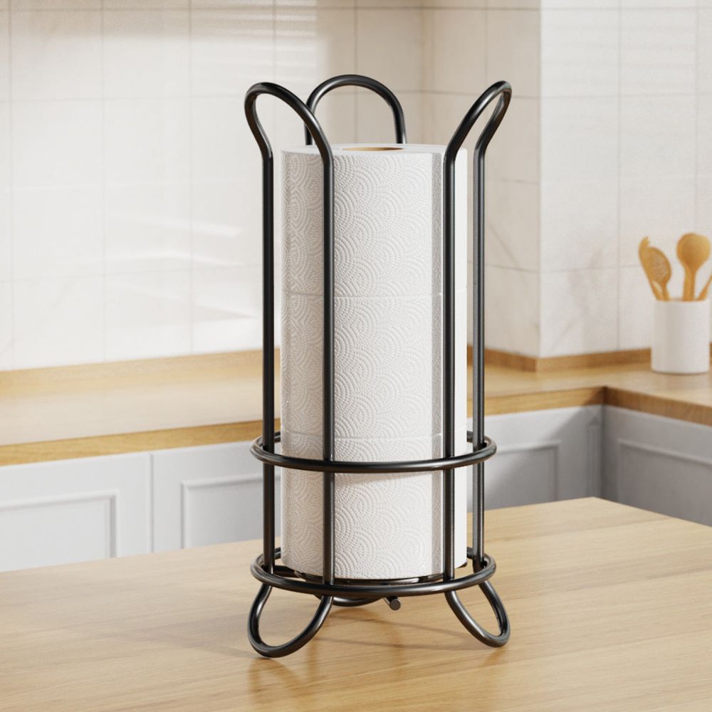 ChromeHaven Luxe Toilet Roll Holder – Stylish Storage for a Modern Interior