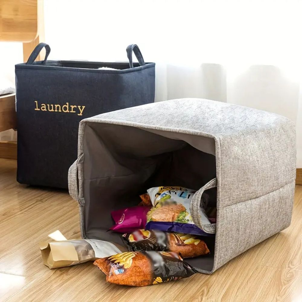 LumiBox Luxe Laundry Basket – Stylish Storage Solution for a Tidy Interior