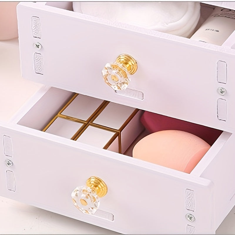 LumiCharm Elegant Makeup Mirror with Storage Drawer – Stylish Table Design for a Refined Beauty Routine