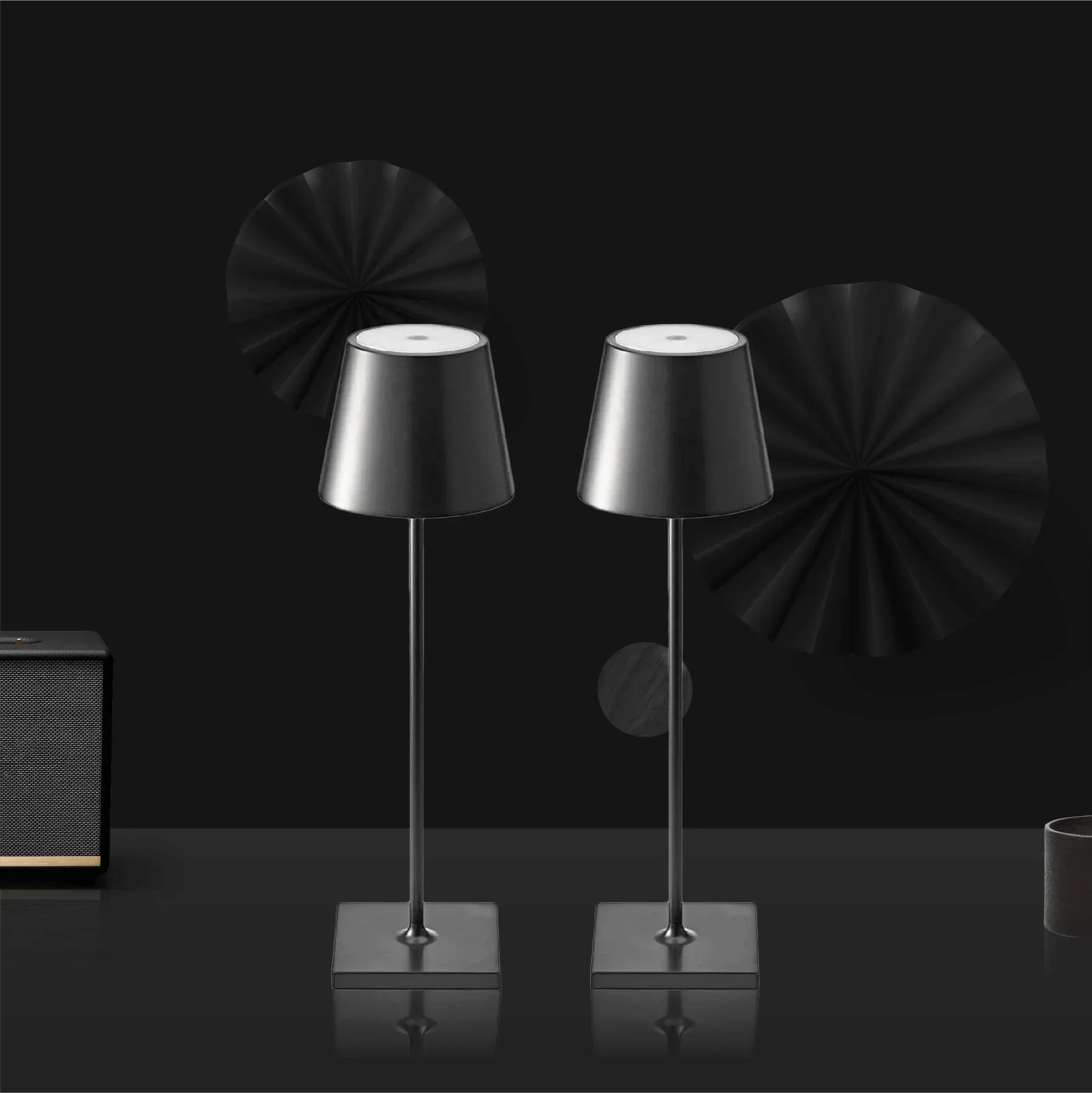 LumiFlex – Luxe Wireless Table Lamp with Adjustable Lighting