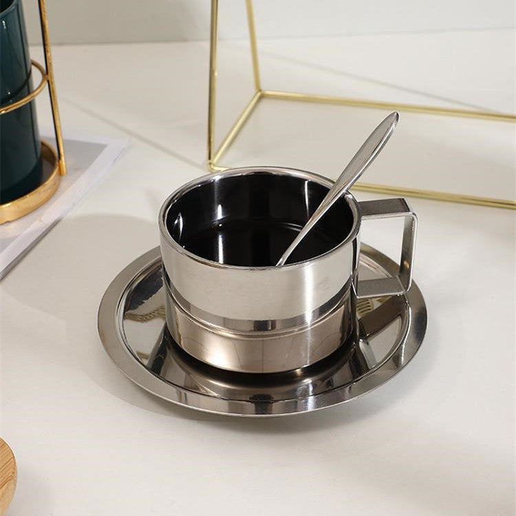 Lumea Steel Luxe Coffee Set – Modern Design for Stylish Mornings