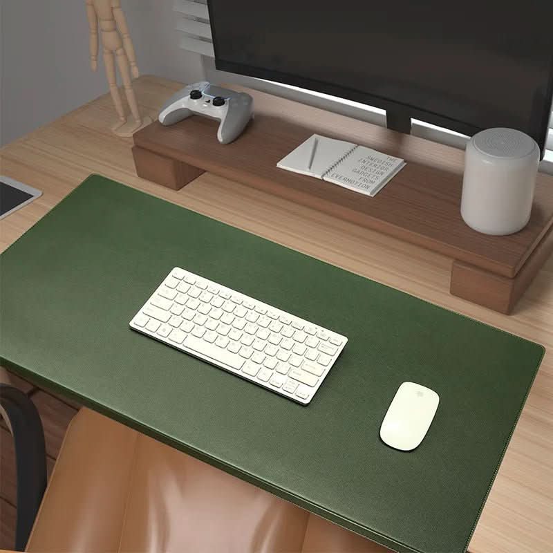 Ergonomic PU Leather Desk Mat with Non-slip Surface for Office
