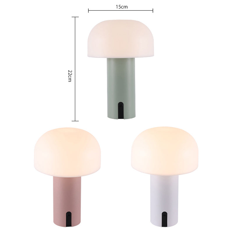 EuroGlow – Table Lamp with Elegant Mushroom Design and Dimmable Function