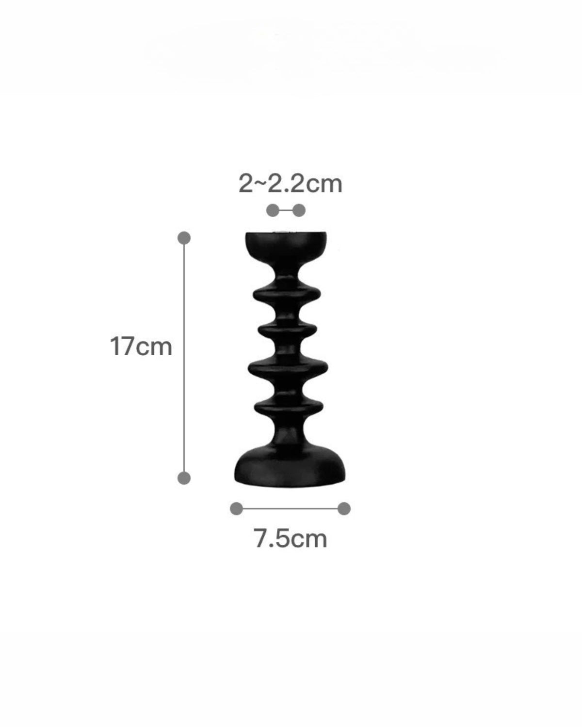 The Sculptor – Luxury Wooden Candle Holder with Sculptural Elegance