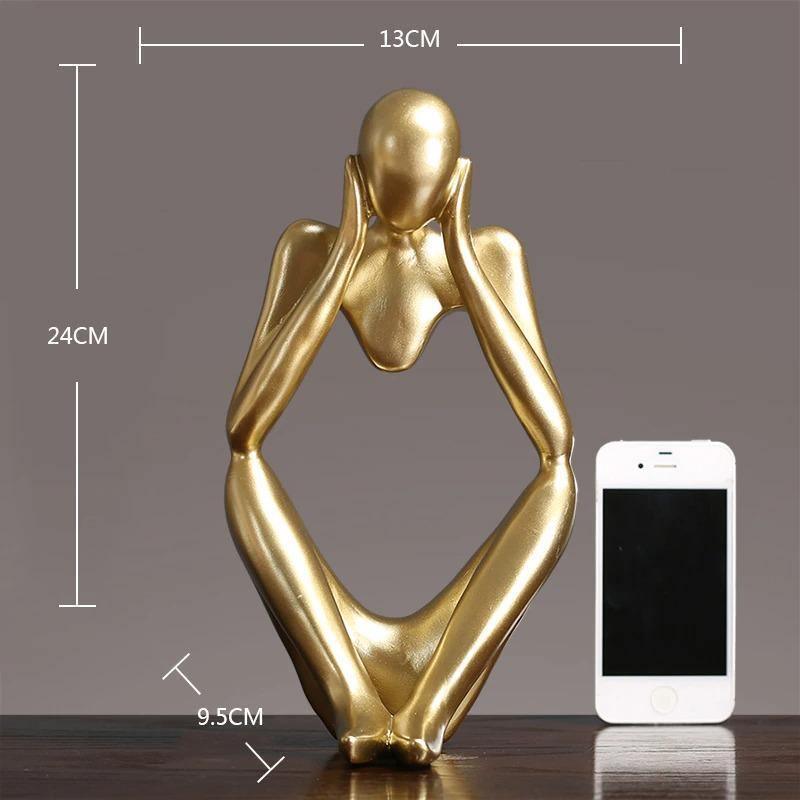 ArtMind – Minimalist Thinker Sculpture with Modern Elegance