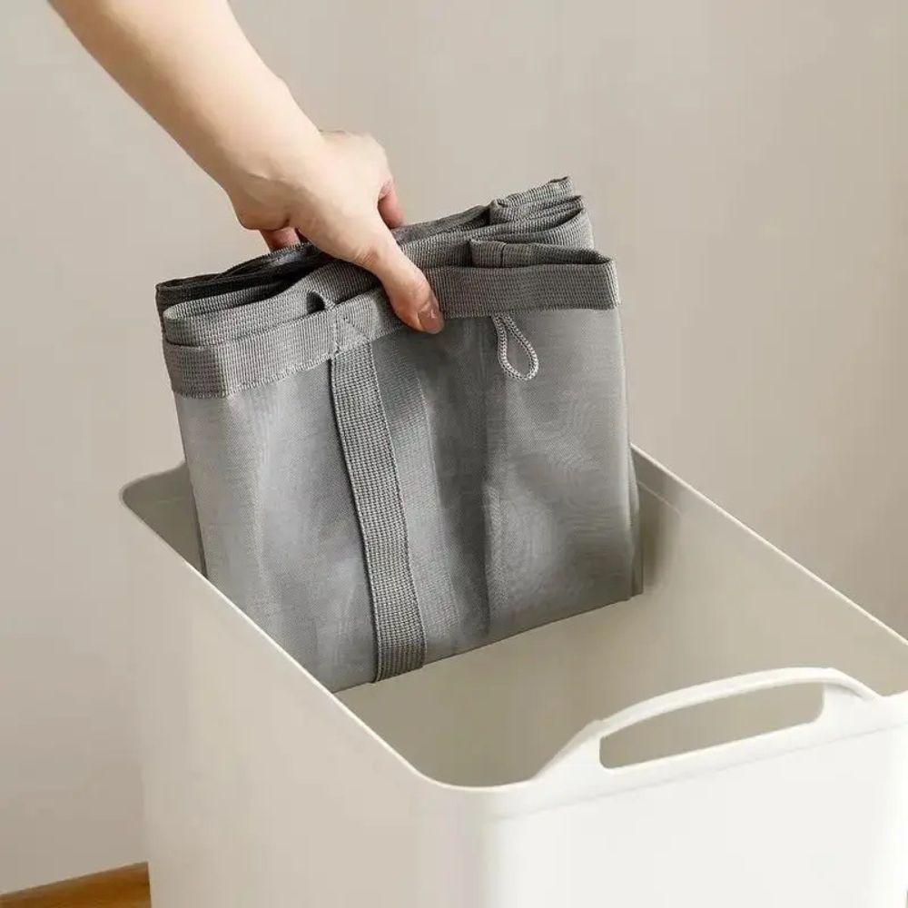 AeroLuxe Foldable Laundry Basket – Stylish & Breathable Design for a Tidy Interior