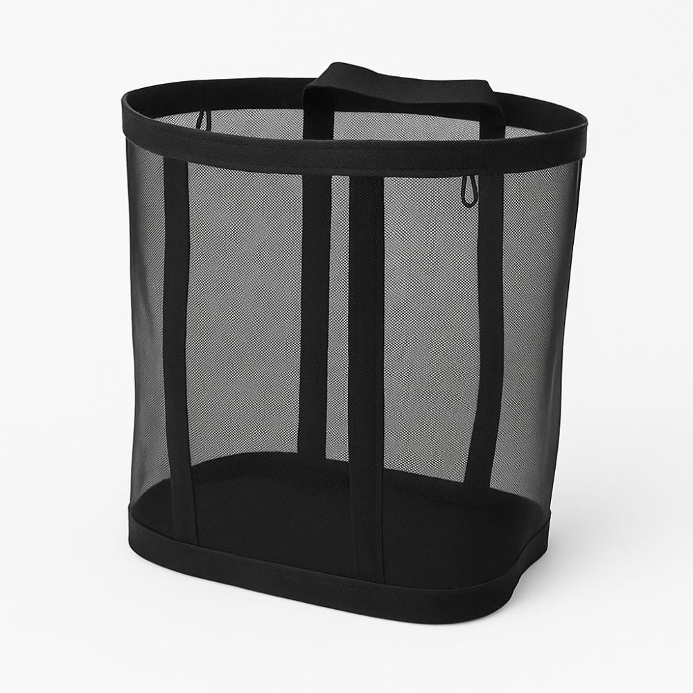 AeroLuxe Foldable Laundry Basket – Stylish & Breathable Design for a Tidy Interior