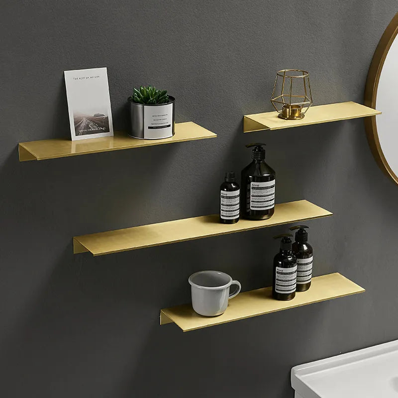 Elevare – Brushed Aluminum Storage Shelf with Modern & Minimalist Design