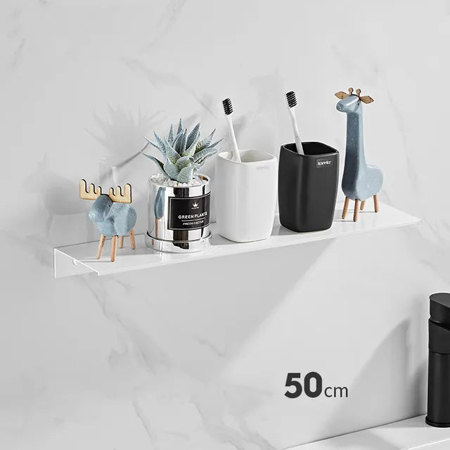 Elevare – Brushed Aluminum Storage Shelf with Modern & Minimalist Design
