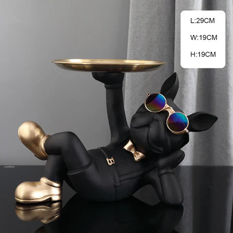 ChicBulldog – Unique French Bulldog Statue with Stylish Details for Every Interior