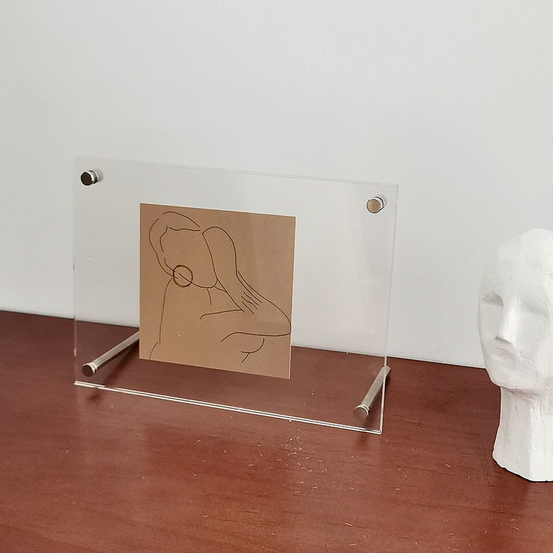 GhostFrame – Modern Acrylic Photo Frame with Minimalist Design