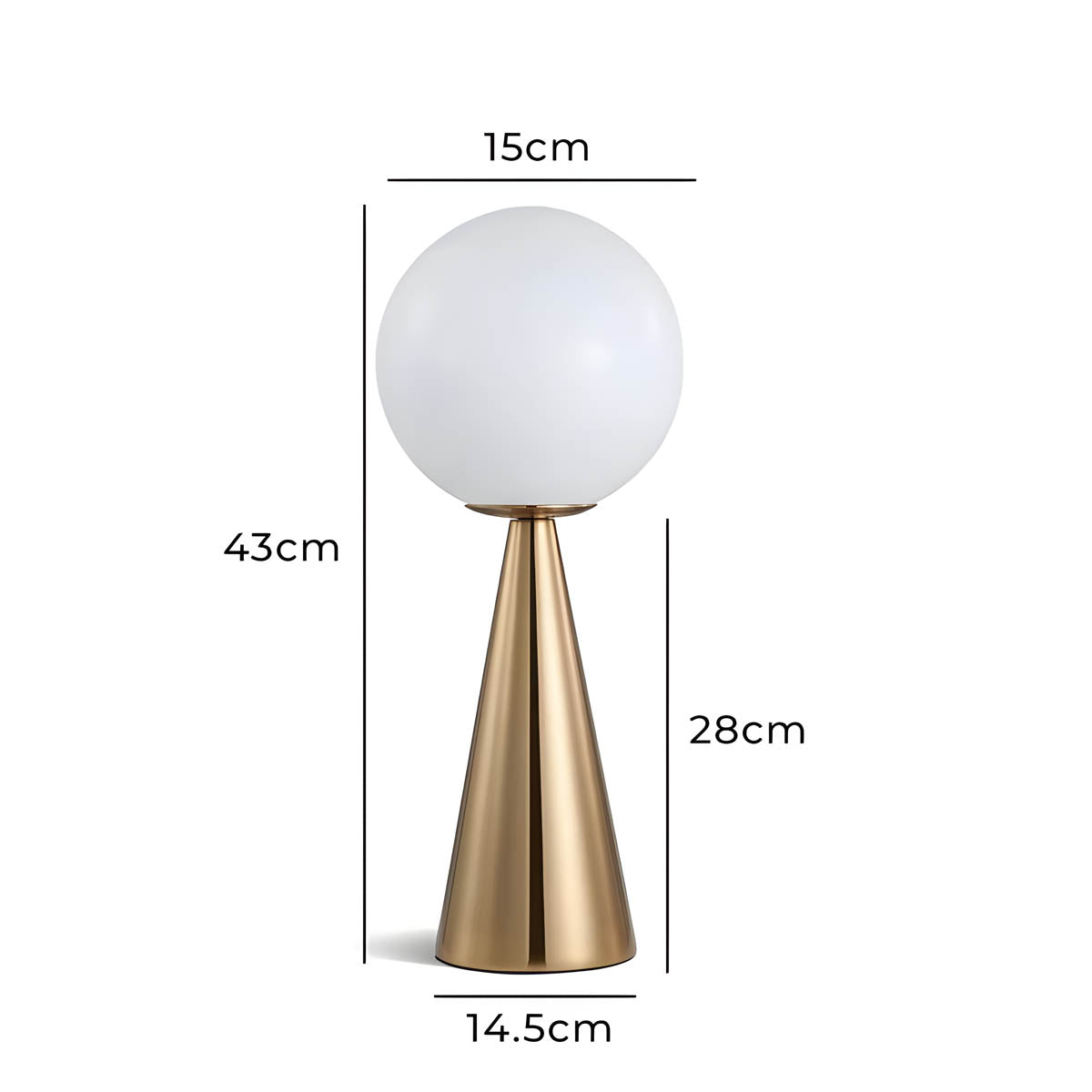 Harmoniq – Luxury Table Lamp with Modern Elegance and Glass Accents