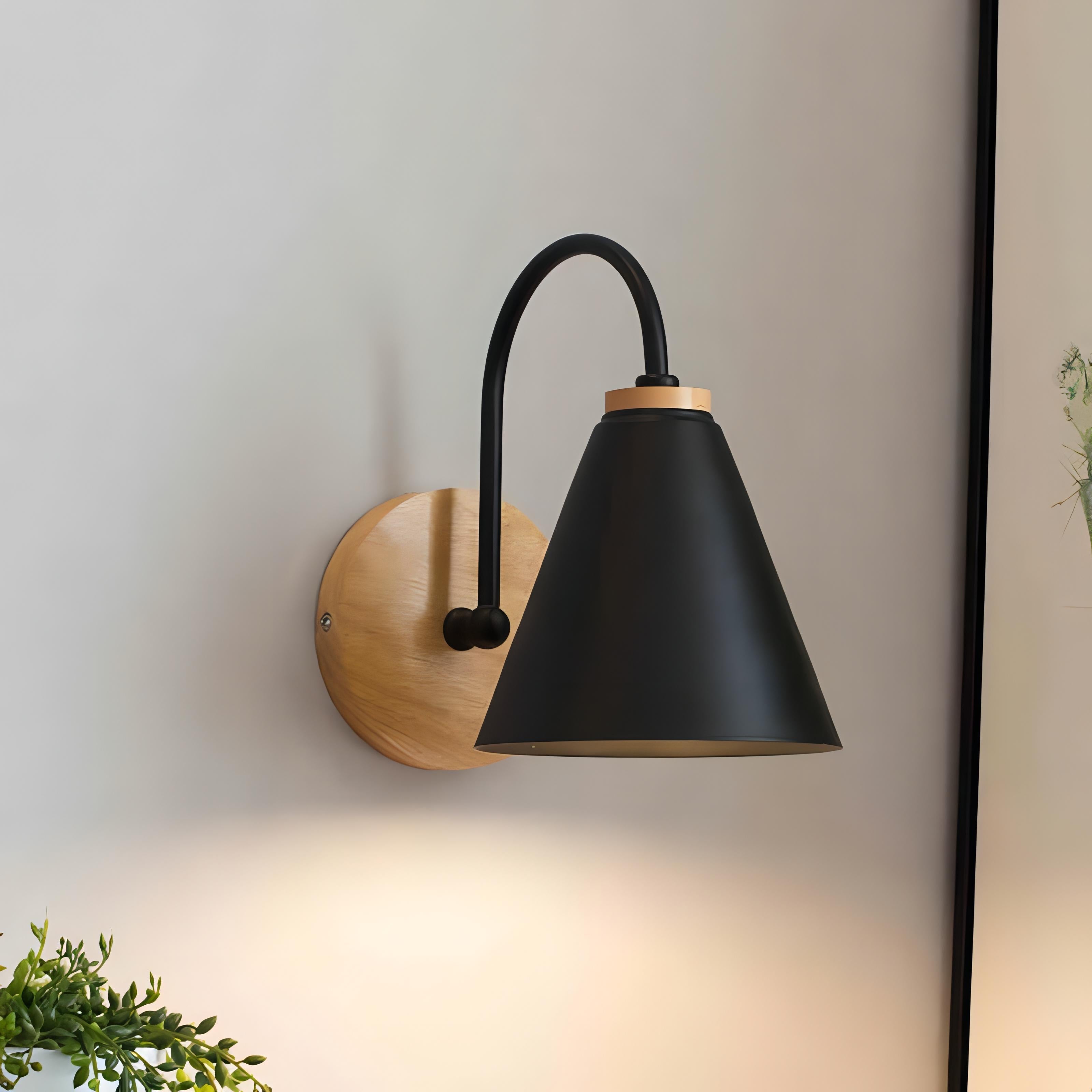 KenjiLuxe – Moderne Houten Wandlamp met Scandinavisch Minimalisme voor een Stijlvolle Sfeer