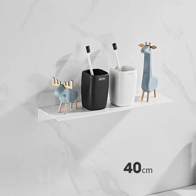 Elevare – Brushed Aluminum Storage Shelf with Modern & Minimalist Design