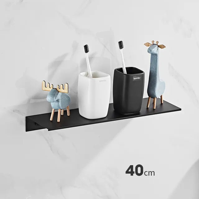 Elevare – Brushed Aluminum Storage Shelf with Modern & Minimalist Design