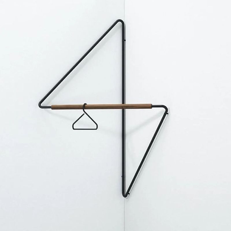 NovaRack – Stylish Corner Hanger with Minimalist Design in Wood and Metal