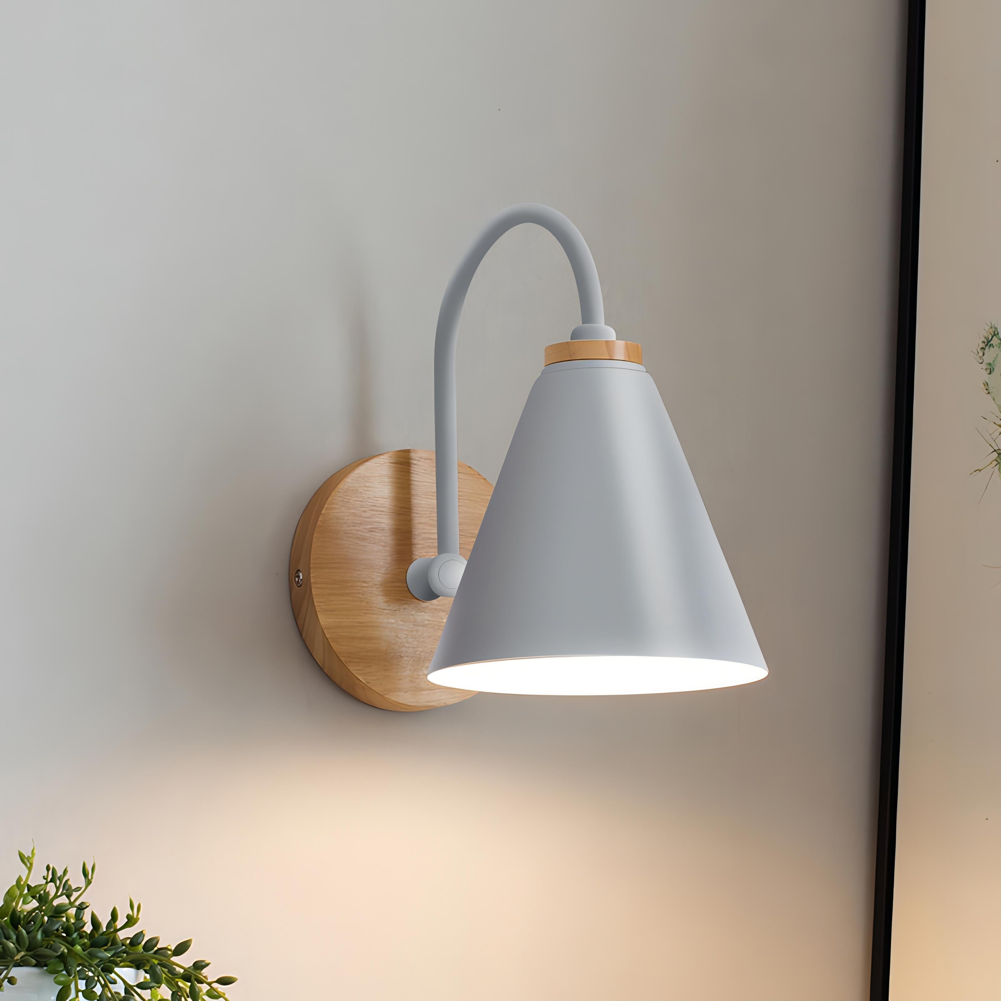 KenjiLuxe – Moderne Houten Wandlamp met Scandinavisch Minimalisme voor een Stijlvolle Sfeer