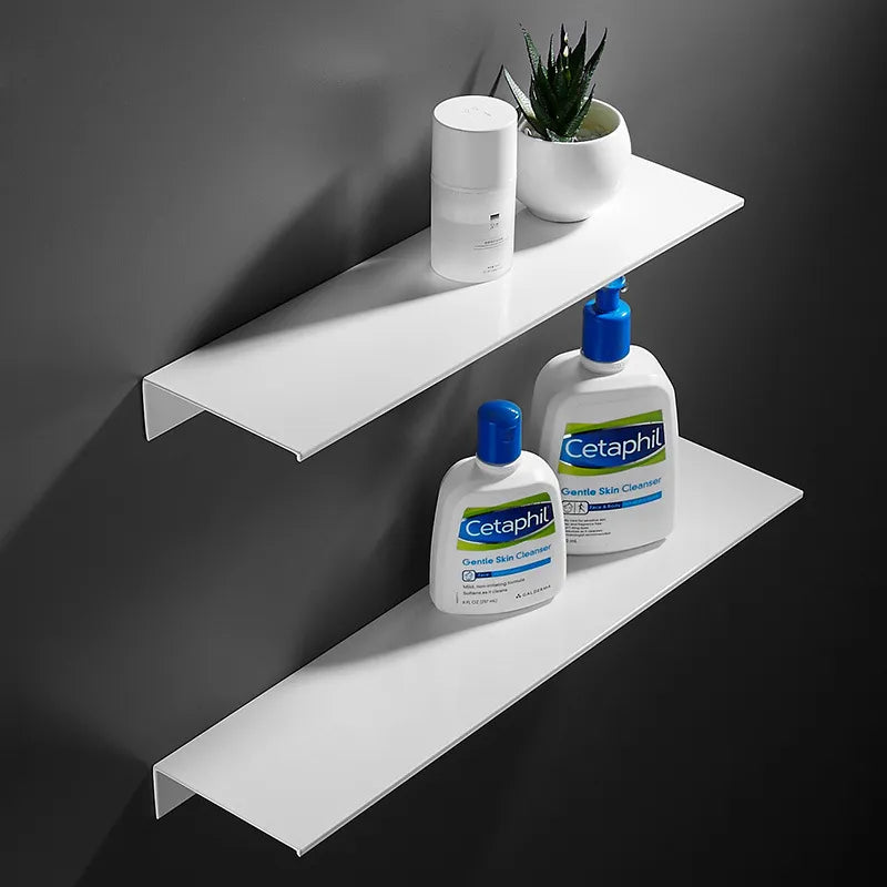 Elevare – Brushed Aluminum Storage Shelf with Modern & Minimalist Design
