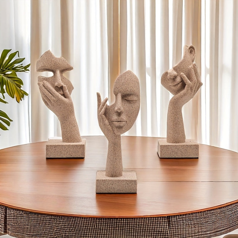 ArteMystique – Abstract Mask Figurines Set for an Artistic & Stylish Interior