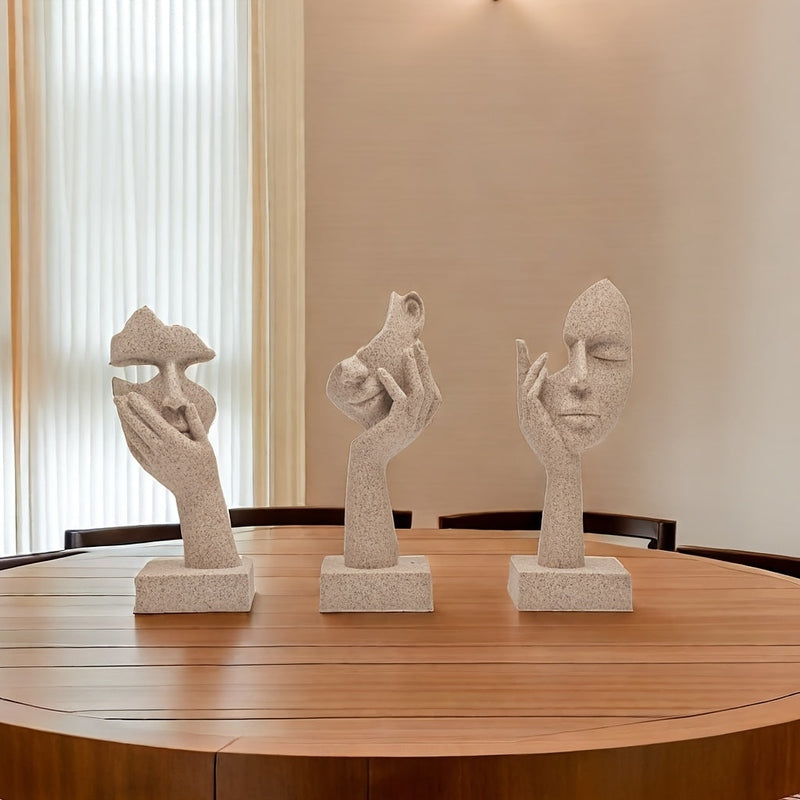 ArteMystique – Abstract Mask Figurines Set for an Artistic & Stylish Interior