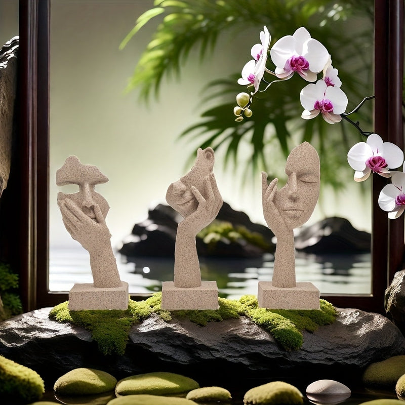 ArteMystique – Abstract Mask Figurines Set for an Artistic & Stylish Interior