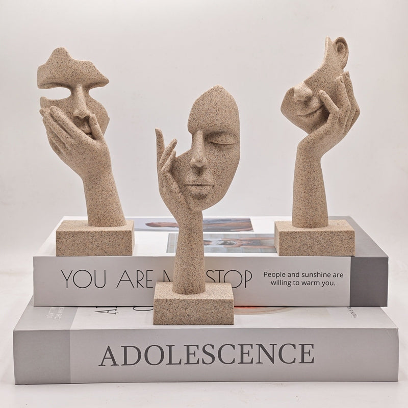ArteMystique – Abstract Mask Figurines Set for an Artistic & Stylish Interior
