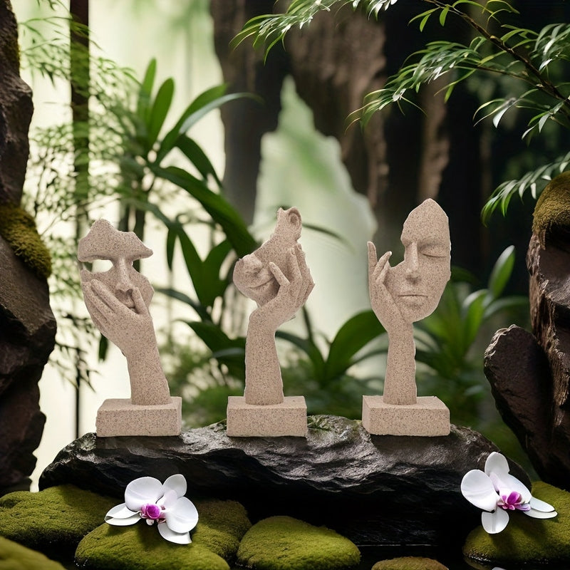ArteMystique – Abstract Mask Figurines Set for an Artistic & Stylish Interior