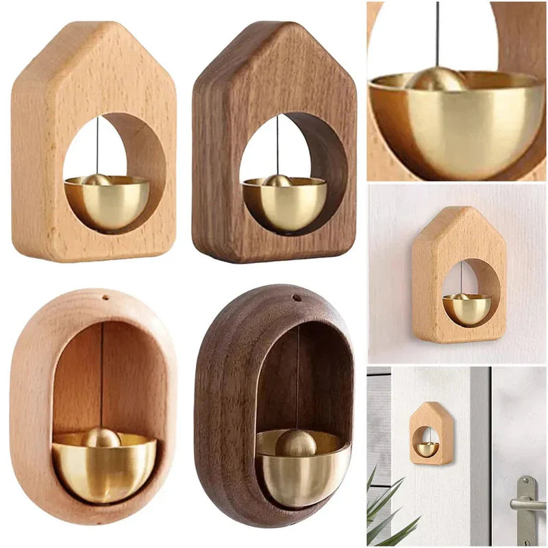 ChimeAura – Elegant Wooden Doorbell with Soothing Sound and Magnetic Attachment