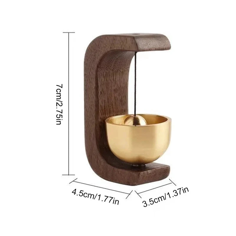 ChimeAura – Elegant Wooden Doorbell with Soothing Sound and Magnetic Attachment