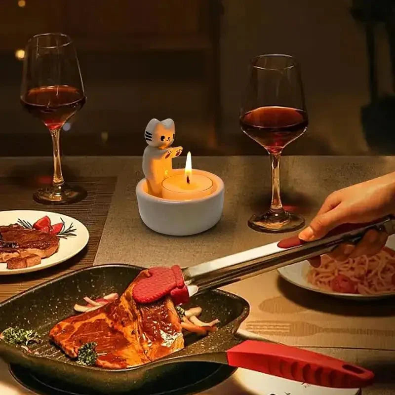 FélinGlow – Cute Cat Candle Holder for a Warm & Cozy Atmosphere