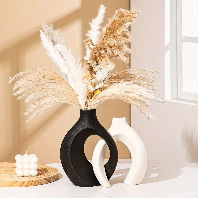 FormaVase – Luxe Geometric Vases Set for Modern Flower Arrangements
