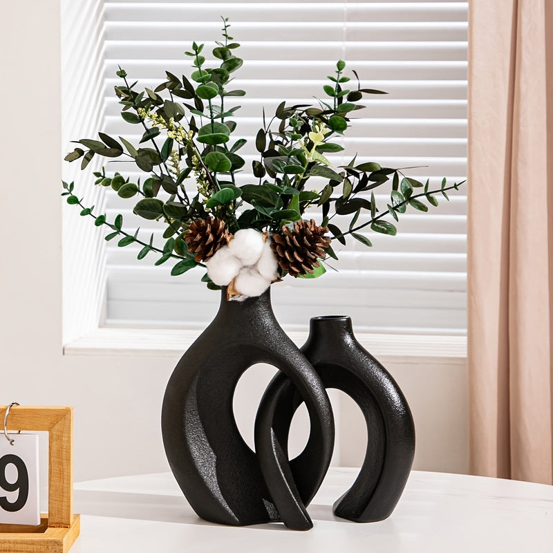 FormaVase – Luxe Geometric Vases Set for Modern Flower Arrangements