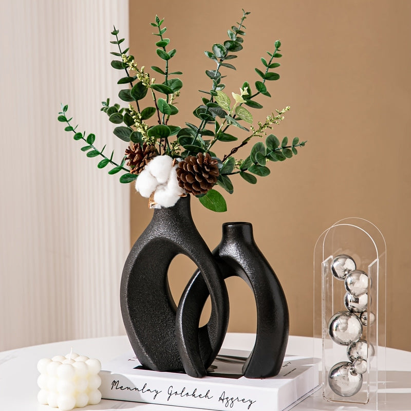 FormaVase – Luxe Geometric Vases Set for Modern Flower Arrangements