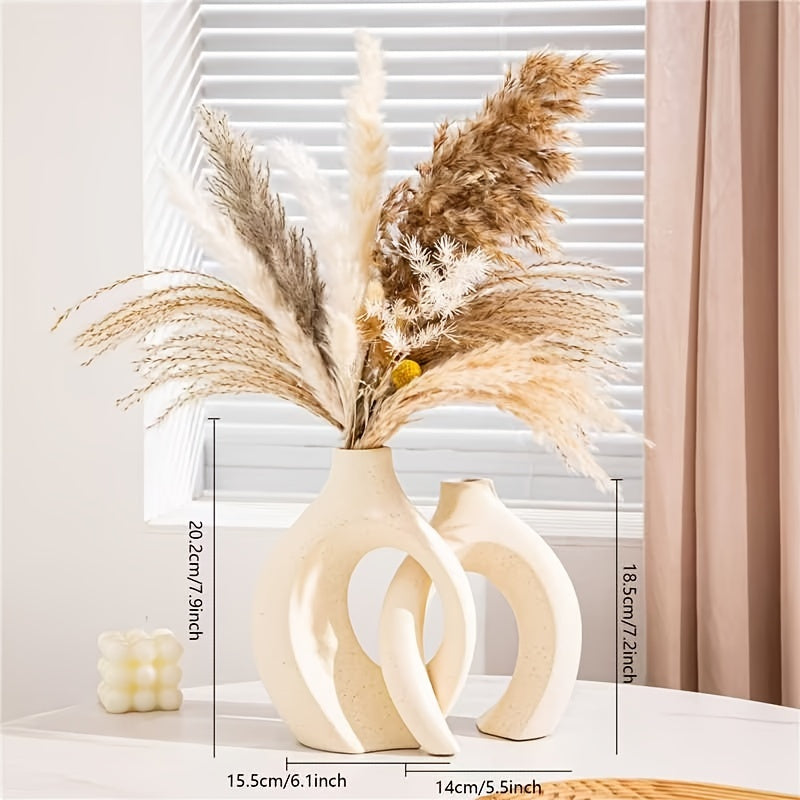 FormaVase – Luxe Geometric Vases Set for Modern Flower Arrangements