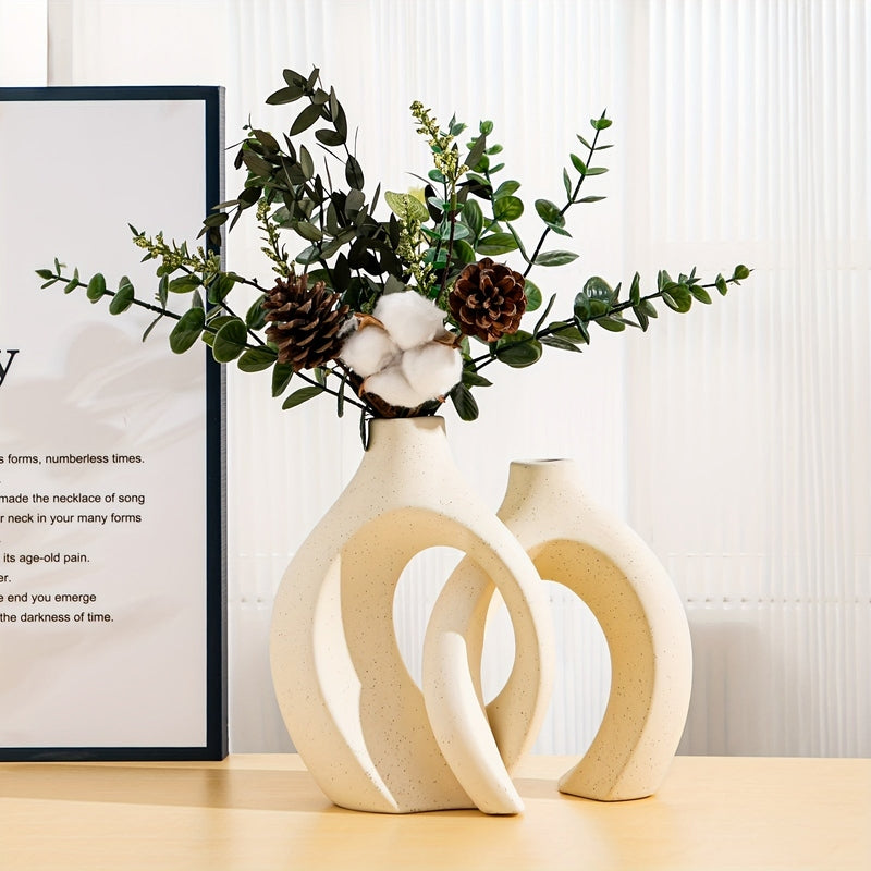 FormaVase – Luxe Geometric Vases Set for Modern Flower Arrangements